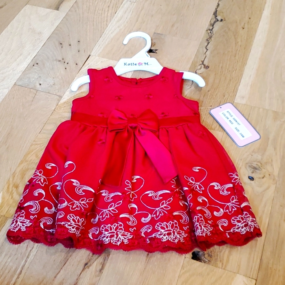 NWT Red and Gold Dress